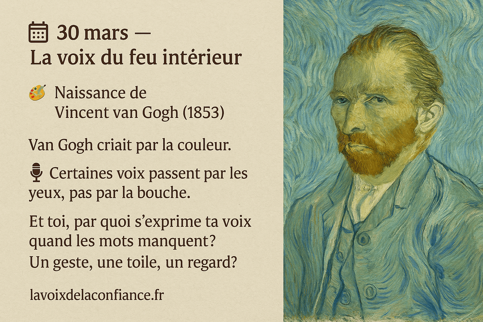 30 Mars - Parler en couleur